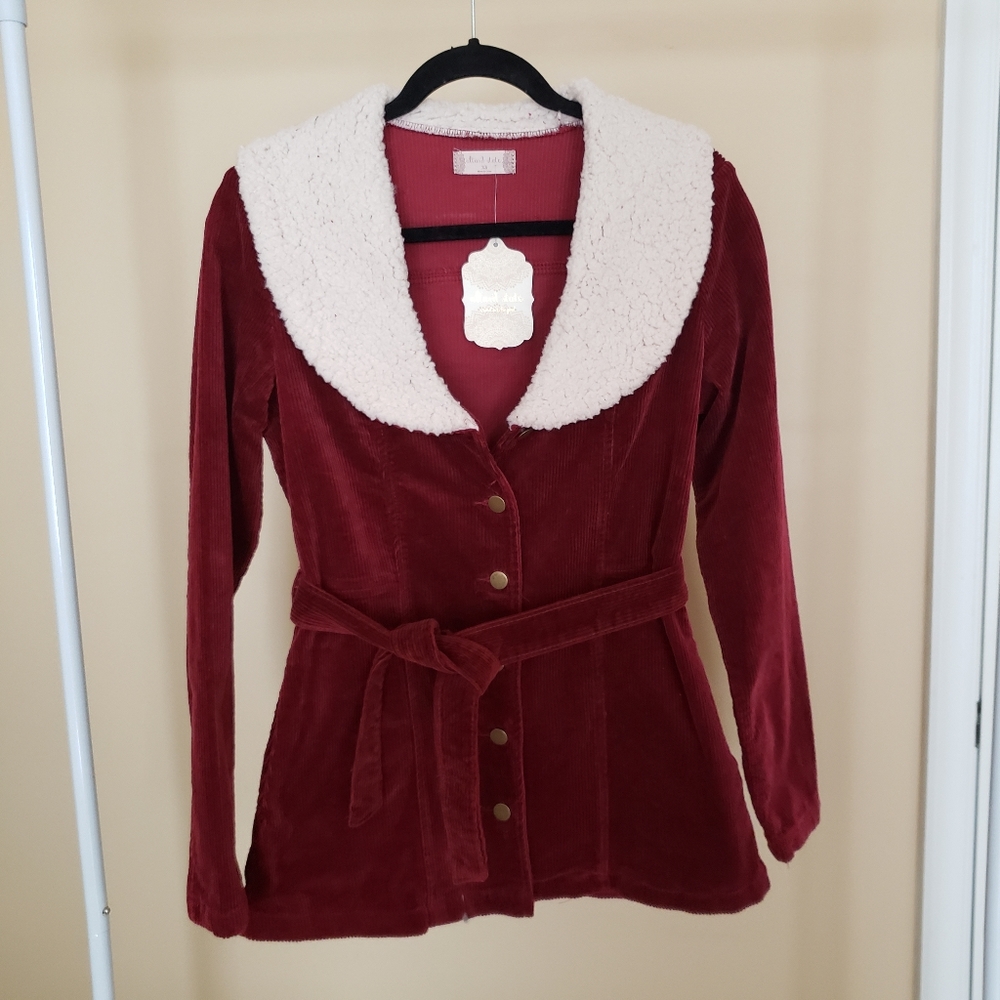 Altar'd State Corduroy Shearling Jacket